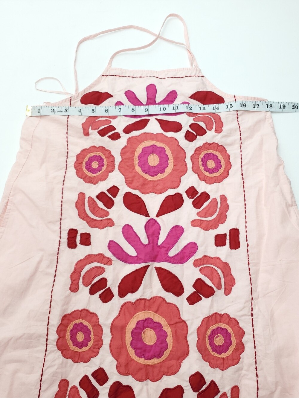 NEW Zara Limited Edition Vibrant Floral Embroidered Cotton Summer Dress Pink XS - Picture 5 of 10